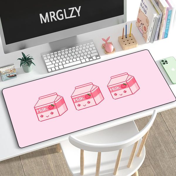 

mouse pads & wrist rests 80x30 90x40 large writing desk mats lapmat kawaii pink pad cute mousepads gaming deskpad for office home gamer