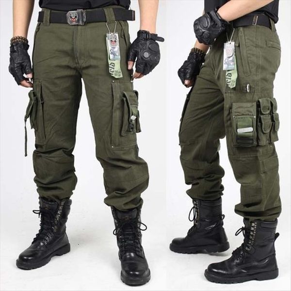

overalls male army clothing women pants tactical military work many pocket combat style men straight trousers, Black