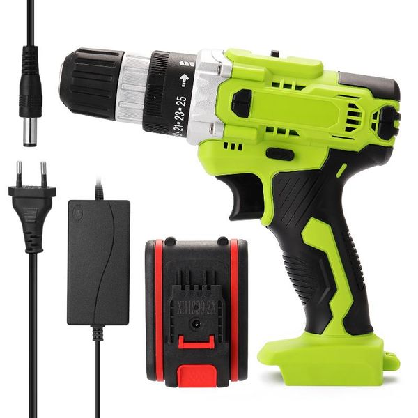 

professiona electric drills 21v multifunctional cordless screwdriver drill high-power wireless rechargeable hand home diy power tools