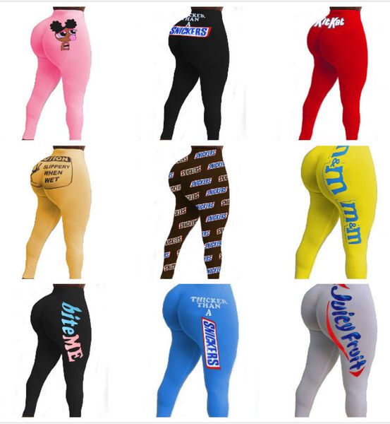 

desinger women pants casual plus size yoga pants slim letters pattern printed leggings ladies new jogger pants sweatpants 826, Black;white