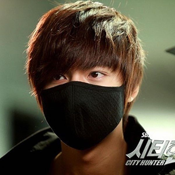 

mask, cotton men's and women's fashion, three-dimensional dust-proof, breathable, washable cotton black mask