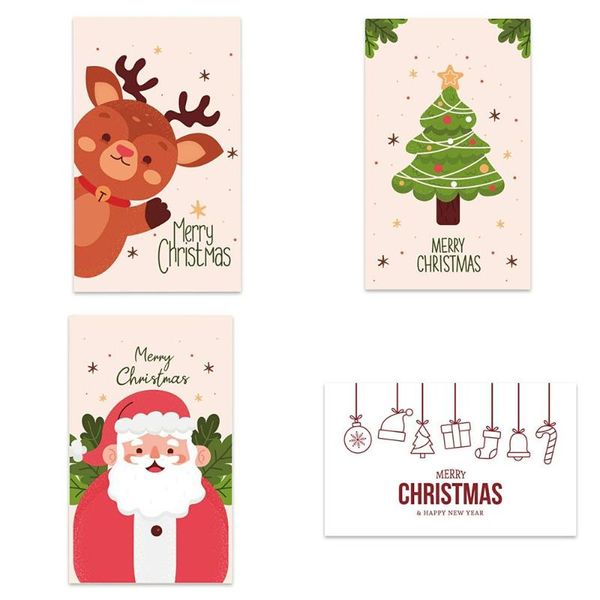

greeting cards packaging thank you gift christmas decoration envelope 50 merry card for year
