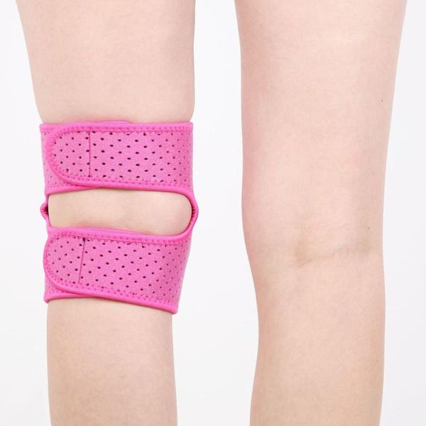 

1 pair outdoor sports knee pad comfortable kneecap winter warm kneelet running knee pad for men (pink, size), Black;gray
