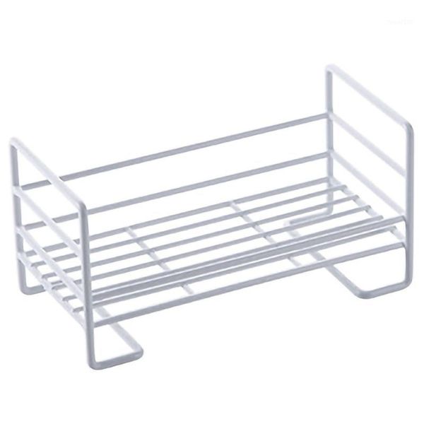 

bathroom storage & organization wrought iron sponge rack pool shelf home kitchen countersink rag debris drain1