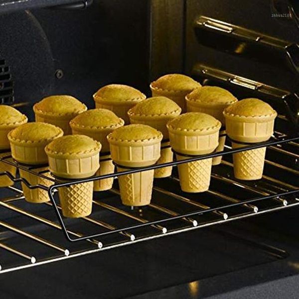 

bathroom shelves ice cream cone cupcake baking rack self-service diy display storage shelf1