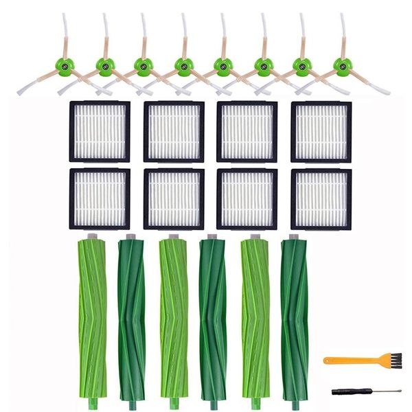 

21pcs rolling brush hepa filter side brush for i7 e5 e6 i series robot vacuum cleaner replacement