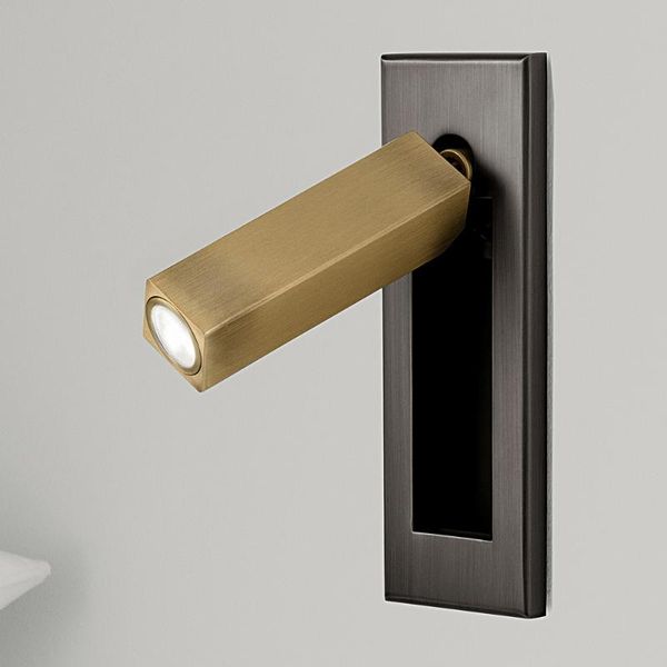 

wall lamp hartisan industrial retro led bedroom iron sconce adjustable head bedside cree recessed light switch control