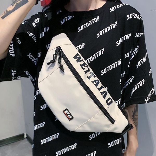 

waist bags original uoct.all chest bag female large-capacity sports 2021 high school student lattice messenger