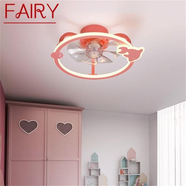 

ceiling fans fairy modern cartoon fan with lights remote control led lighting for home children bedroom