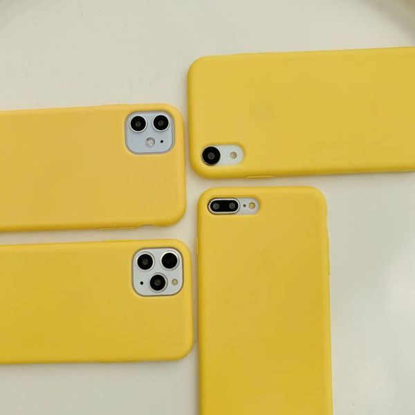

yellow silicone case for samsung galaxy a51 a71 a70 a60 a50 a40 a30 a20 a21 a10 s a10e s20 ultra s10 s9 s8