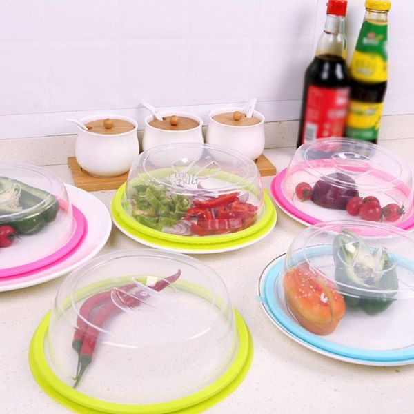 

kitchen storage & organization refrigerator cover dustproof bowl seal fresh transparent stackable