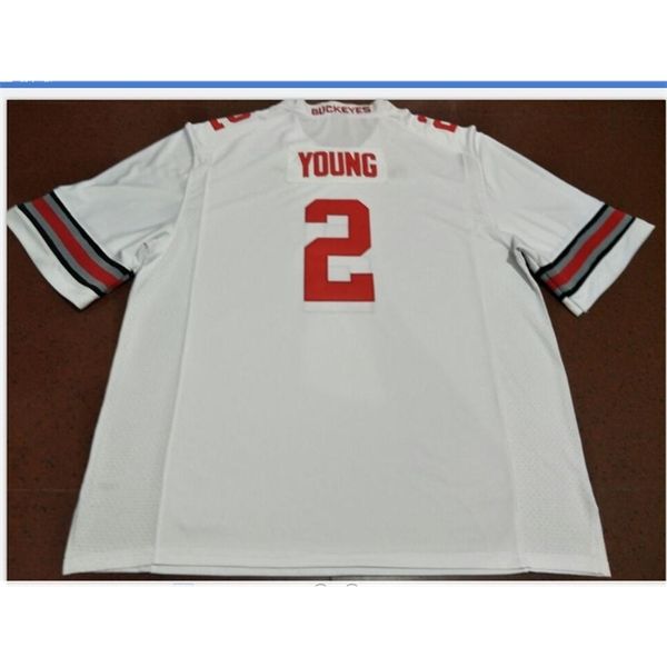 

goodjob men youth women ohio state buckeyes chase young #2 football jersey size s-5xl or custom any name or number jersey, Black