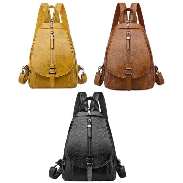 

backpack women's small travel back bag chest shoulder diagonal casual school