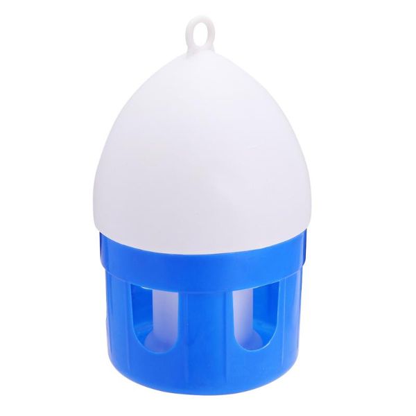 

other bird supplies birds water feeder practical waterer creative drinker feeding for pigeon parrot (4.5l, white and blue)
