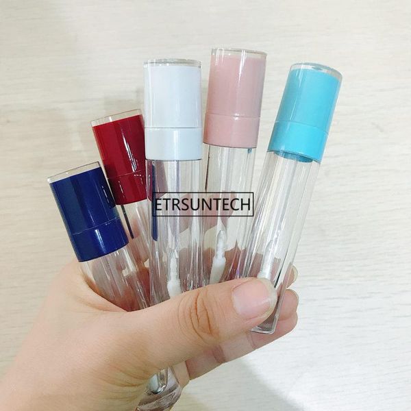 

storage bottles & jars 100pcs 8ml empty lip gloss bottle round tube diy lipstick container refillable vials samplemakeup accessories f3761