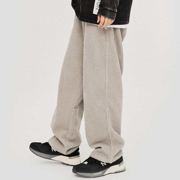 

2021 new veet casual baggy straight legs, hiphop pants, pants. agsq, Black