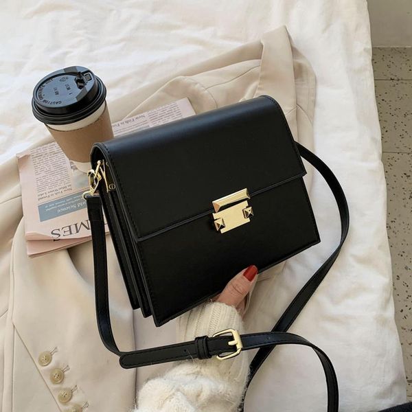 

fashion square women shoulder bags designer crossbody bag luxury pu leather messenger bag lady small flap female purses 2021