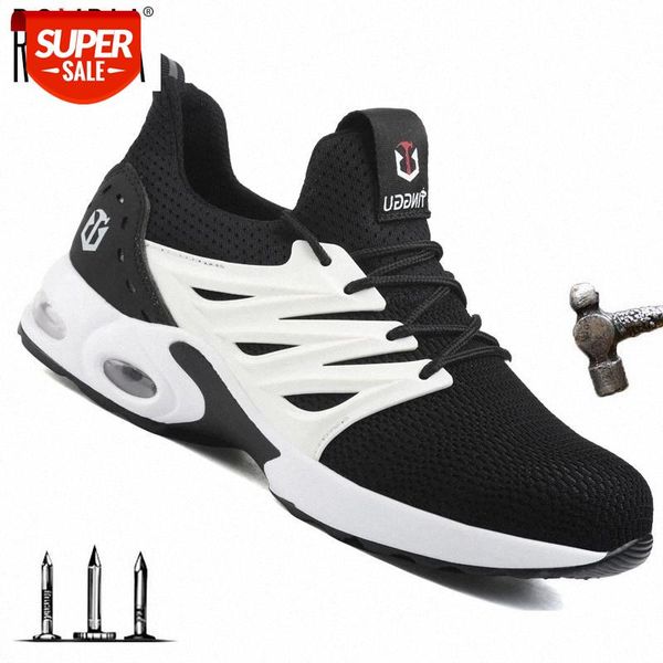 

Dropshipping ultralight men and women safety shoes for outdoor work sneakers steel toe cap protect plus size 36-46 RXM352 #Uv8y