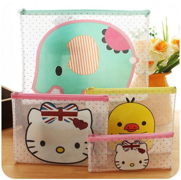 

business card files selling cartoon animal b6 grid file bag only 3 2634