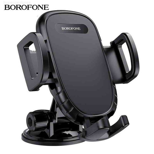 

cell phone mounts borofone bh37 push type suction cup on-board bracket automobile windshield mobile dashboard