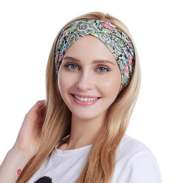 

hair accessories yoga sports face wash cross sweat-absorbent headband elements sweet rose