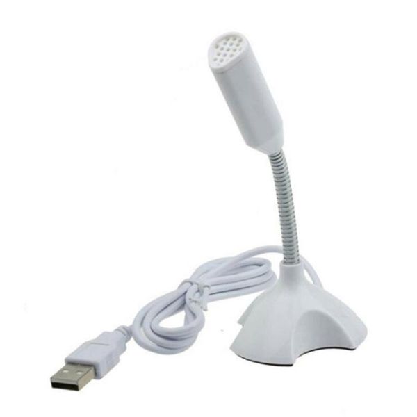 

dedicate usb capacitive mini microphone stand for pc lapnotebook online chat recording wired device