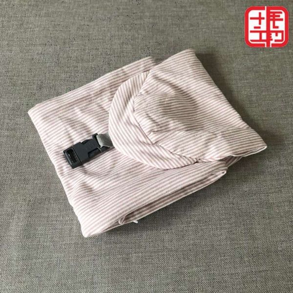 

cases all cotton non printing u-shaped pillow case neck travel small wash