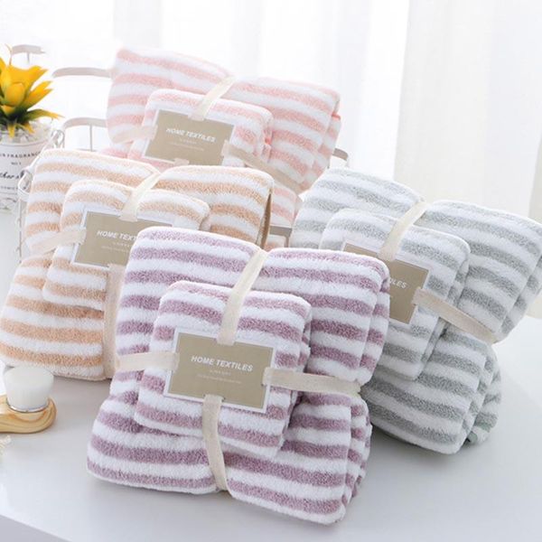 

towel coral velvet absorbent bath towels for adults face soft and comfortable set 70 * 140
