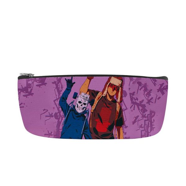 

cosmetic bags & cases dorohedoro merch 3d printing clutch bag women soft oxford lady chic small makeup storage card holder coin purse