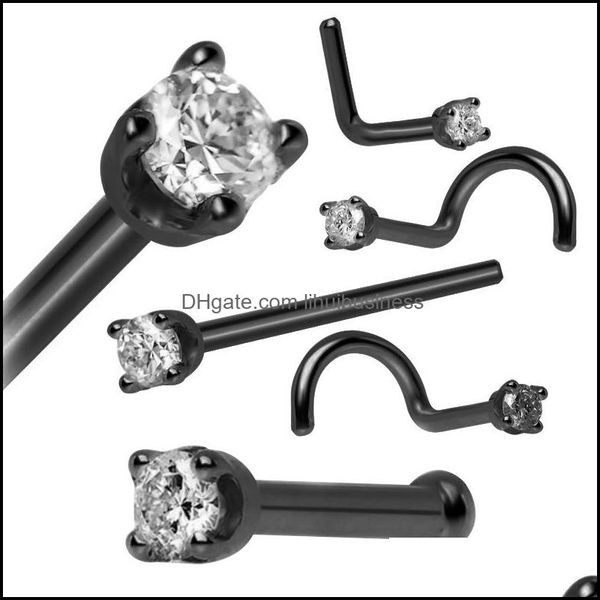 Barfußsandalen Körperschmuck 5 Teile/los Gefälschter Nasenring Goth Punk Lippenohrclip Auf Septum Piercing Edelstahl Creolen Ohrringe Tropfen Del