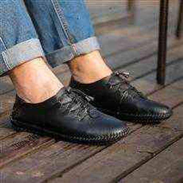 

tangzuo shoes 8818 casual , batch , 35-48 standard leather yards, top, Black