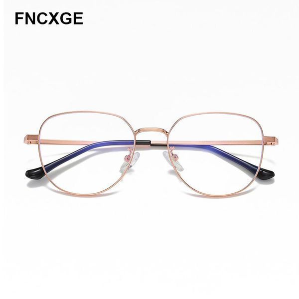

sunglasses 2021 women men glasses anti blue light round retro metal frame blocking computer gaming female eyewear, White;black