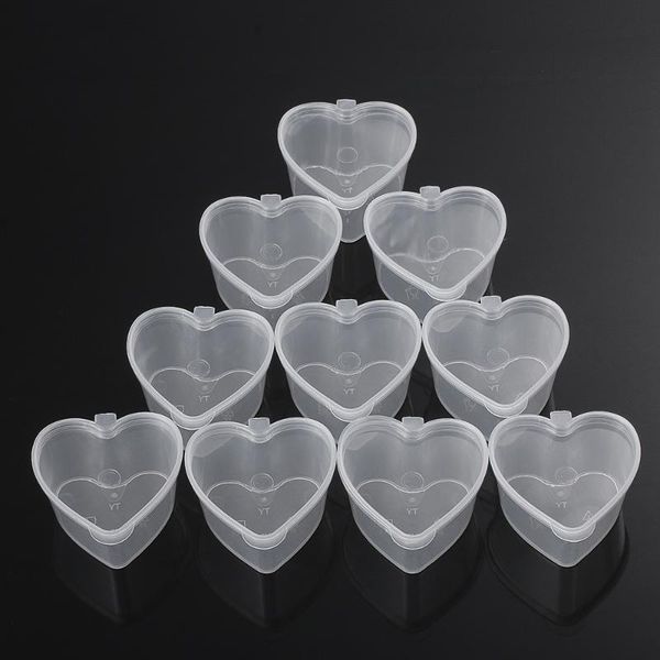 

25pcs 25/27/40/45ml disposable plastic takeaway sauce cup reusable containers box with hinged lids small pigment paint box
