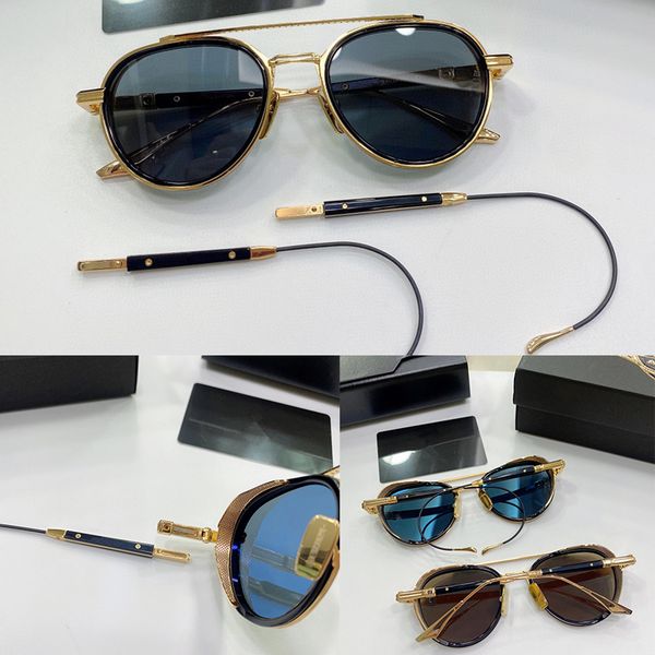 

summer sunglasses for men and women style epiluxury anti-ultraviolet retro plate oval full frame fashion eyeglasses random box, White;black