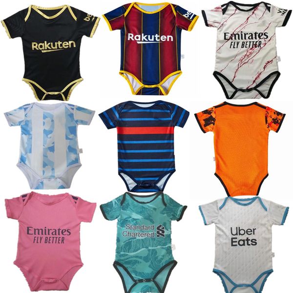 

baby jersey new 2021 2022 baby football jersey 6-18 months soccer shirt crawling suit, Black;yellow