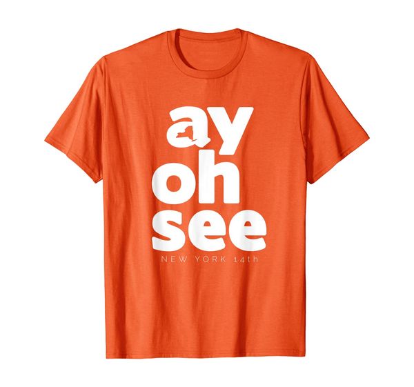 

ay oh see (aoc) alexandria ocasio-cortez ny 14th bold tshirt, White;black