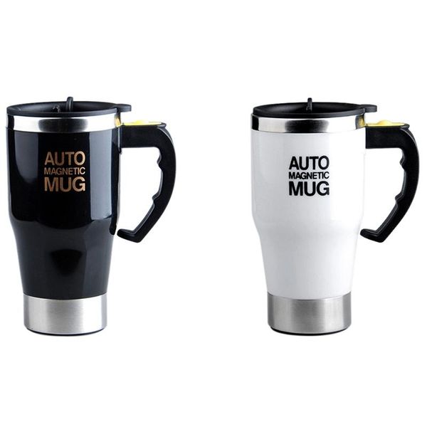 

self stirring mug electric coffee stainless steel double wall travel for party water bottles