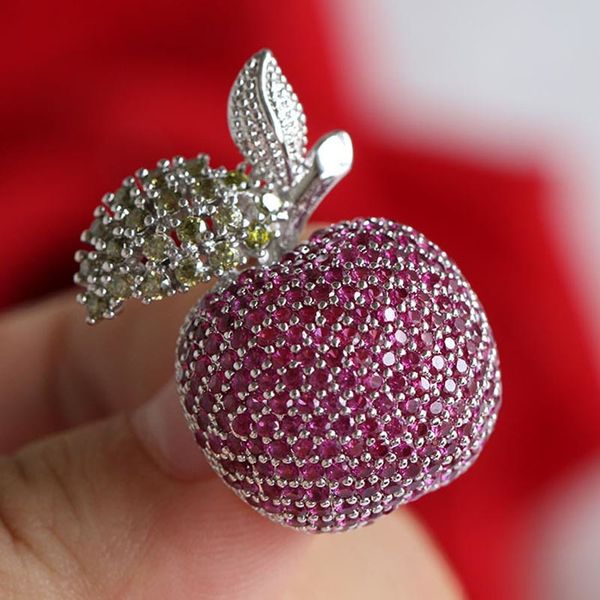 

red trees brand winter jewelry female clothing accessories fashion collar women lapel pin drop, Gray