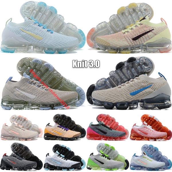 Nike Air VaporMax Flyknit 3.0 Scarpe da corsa per uomo Donna 2020 Designer Sunset Tint Oreo Desert Sand Sneakers da esterno Taglia 36-45 EUR