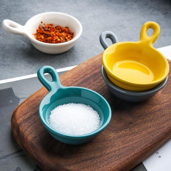 

bowls nordic solid color ceramic household small plates seasoning dishes commercial sauce dipping dish tableware kitchen supplies