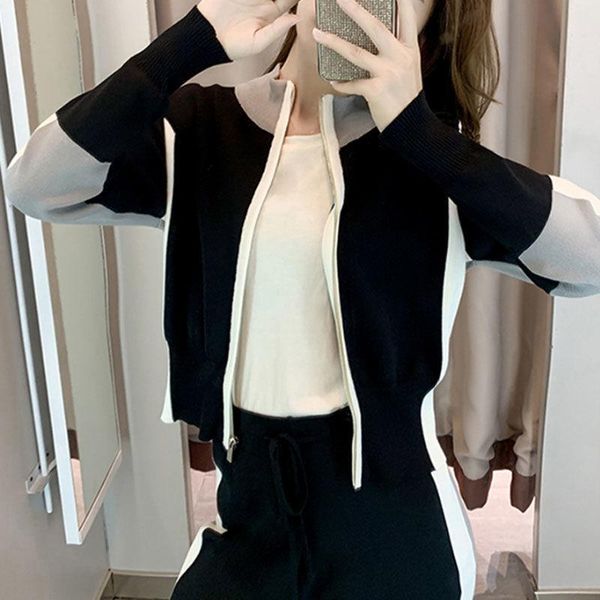 

women's two piece pants leisure suit women 's spring and autumn fashionable stylish short-height high-looking sports -, White