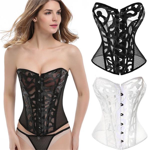 

belts corset lace plus size erotic zip floral women bustier lingerie brocade victorian fashion slimming shaper, Black;brown