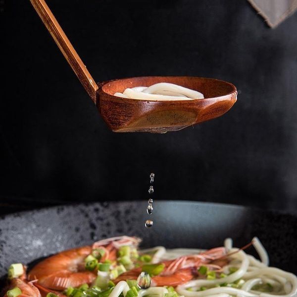 

spoons japanese style wooden spoon colander nature phoebe dinnerware cooking pot kitchen tools soup home tableware 21*7cm