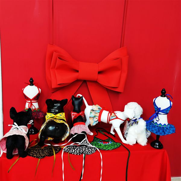 

angelamy funny pet cloth multicolor bullfighting teddy bear dog bikini