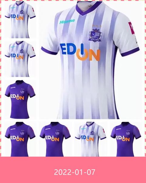 

j1 league 2021 2022 sanfrecce hiroshima soccer jersey blue home aoyama uniform white away camisa football shirts, Black;yellow
