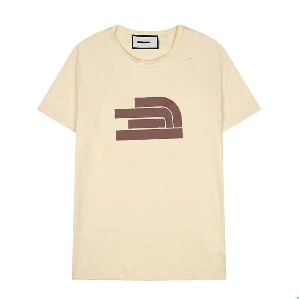 

t shirts for men cotton t-shirt round neck double thread spring summer 20ss letter high street loose trend short sleeve male clothing, White;black