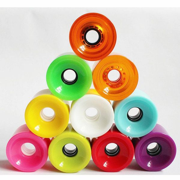 

skateboarding sliding wheel 70x51mm long board wheels brush street pu dancing 78a skateboard 4pcs drop