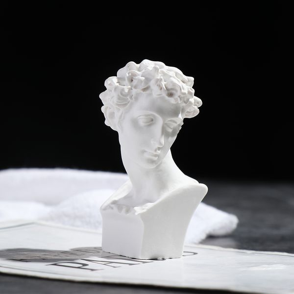 Mitologia greca Figurine Disegno Pratica Artigianato Famosa Scultura Gesso Busto Statua Ritratti in gesso Decorazioni per la casa in stile nordico C0220