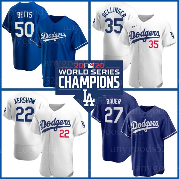 

los angeles 50 mookie betts dodgers jerseys 27 trevor bauer clayton kershaw cody bellinger corey seager justin turner baseball max muncy, Blue;black