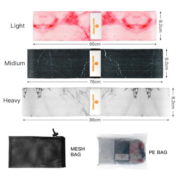 

resistance bands fabric cotton gute circle booty custom logo hip